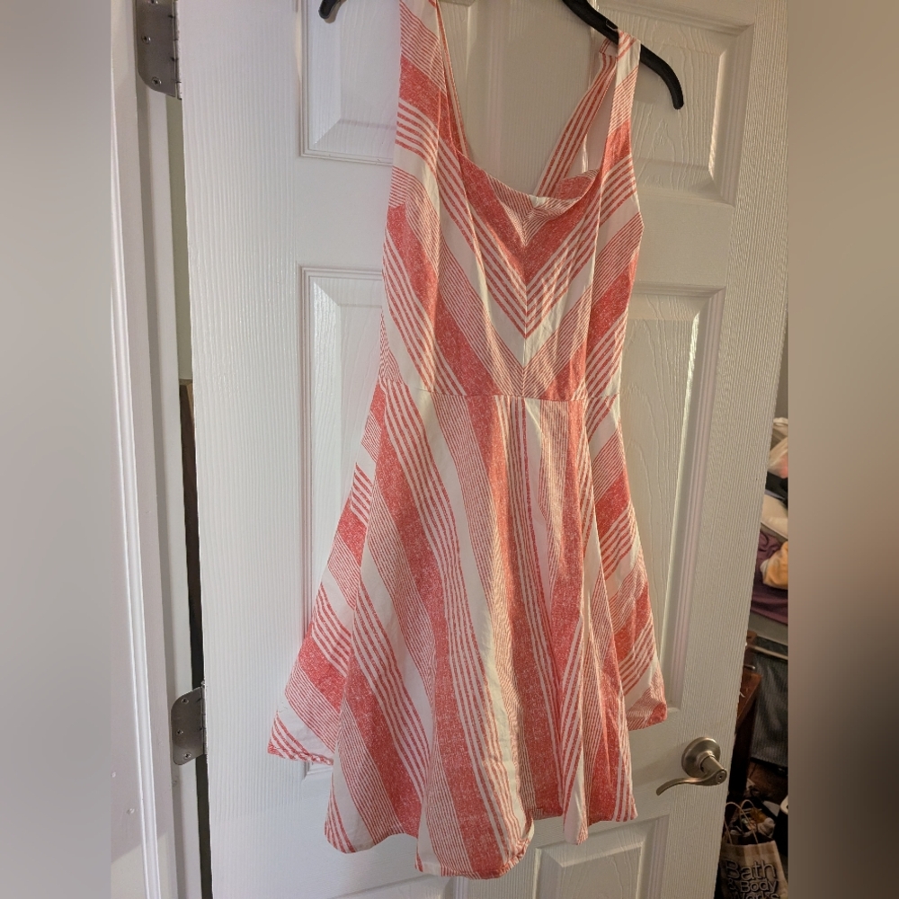 Bailey Blue Striped Red and White Mini Dress